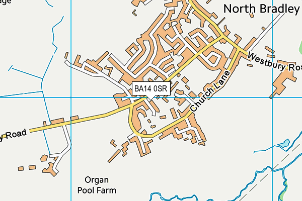 BA14 0SR map - OS VectorMap District (Ordnance Survey) BA14 0SR map - OS VectorMap District (Ordnance Survey)