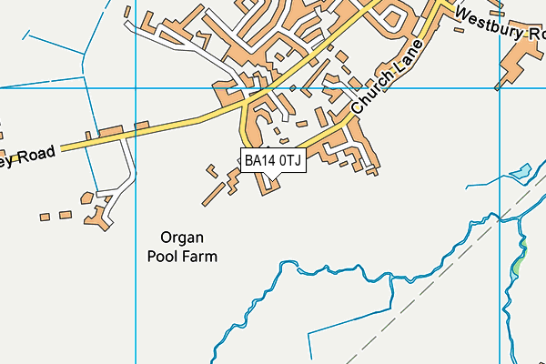 BA14 0TJ map - OS VectorMap District (Ordnance Survey) BA14 0TJ map - OS VectorMap District (Ordnance Survey)