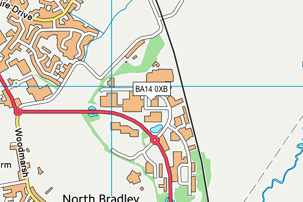 BA14 0XB map - OS VectorMap District (Ordnance Survey) BA14 0XB map - OS VectorMap District (Ordnance Survey)