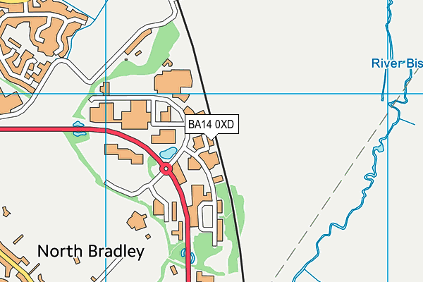 BA14 0XD map - OS VectorMap District (Ordnance Survey) BA14 0XD map - OS VectorMap District (Ordnance Survey)