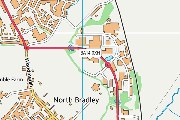 BA14 0XH map - OS VectorMap District (Ordnance Survey) BA14 0XH map - OS VectorMap District (Ordnance Survey)