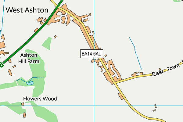 BA14 6AL map - OS VectorMap District (Ordnance Survey) BA14 6AL map - OS VectorMap District (Ordnance Survey)