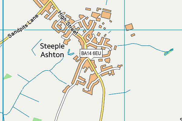 BA14 6EU map - OS VectorMap District (Ordnance Survey) BA14 6EU map - OS VectorMap District (Ordnance Survey)