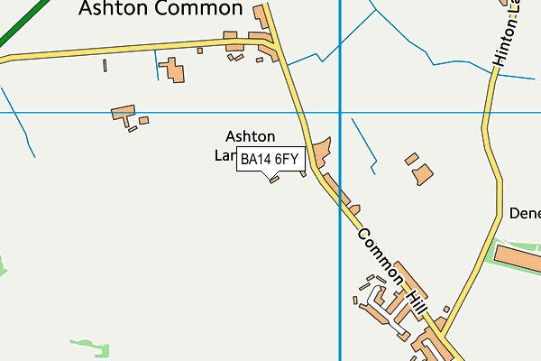 BA14 6FY map - OS VectorMap District (Ordnance Survey) BA14 6FY map - OS VectorMap District (Ordnance Survey)