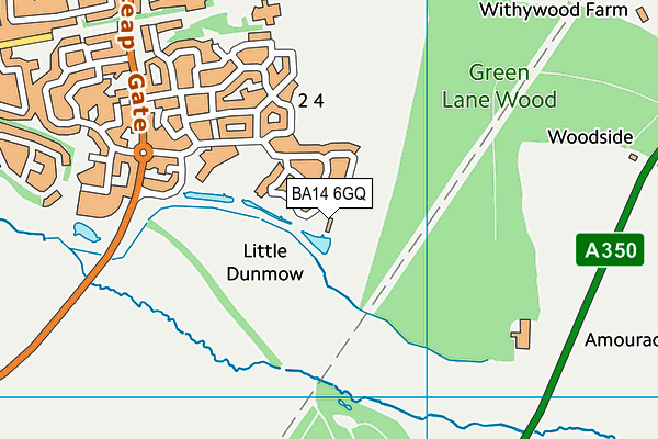 BA14 6GQ map - OS VectorMap District (Ordnance Survey) BA14 6GQ map - OS VectorMap District (Ordnance Survey)