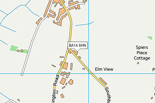 BA14 6HN map - OS VectorMap District (Ordnance Survey) BA14 6HN map - OS VectorMap District (Ordnance Survey)