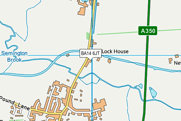 BA14 6JT map - OS VectorMap District (Ordnance Survey) BA14 6JT map - OS VectorMap District (Ordnance Survey)