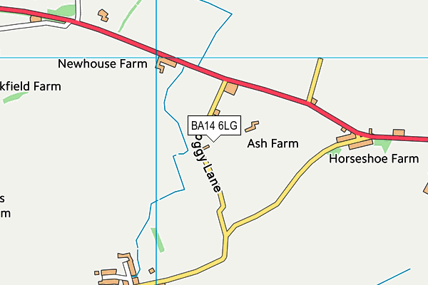 BA14 6LG map - OS VectorMap District (Ordnance Survey) BA14 6LG map - OS VectorMap District (Ordnance Survey)