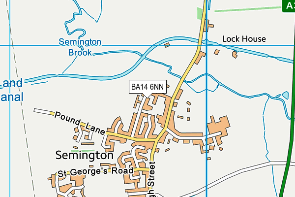 BA14 6NN map - OS VectorMap District (Ordnance Survey) BA14 6NN map - OS VectorMap District (Ordnance Survey)