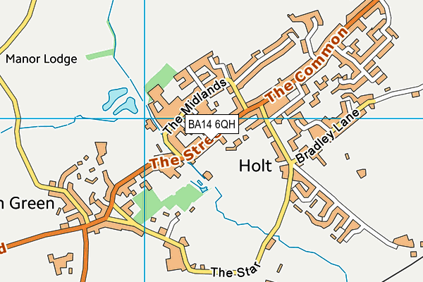 BA14 6QH map - OS VectorMap District (Ordnance Survey) BA14 6QH map - OS VectorMap District (Ordnance Survey)