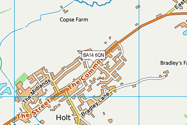 BA14 6QN map - OS VectorMap District (Ordnance Survey) BA14 6QN map - OS VectorMap District (Ordnance Survey)