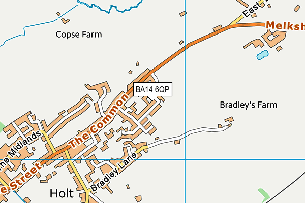 BA14 6QP map - OS VectorMap District (Ordnance Survey) BA14 6QP map - OS VectorMap District (Ordnance Survey)