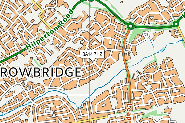 BA14 7HZ map - OS VectorMap District (Ordnance Survey) BA14 7HZ map - OS VectorMap District (Ordnance Survey)