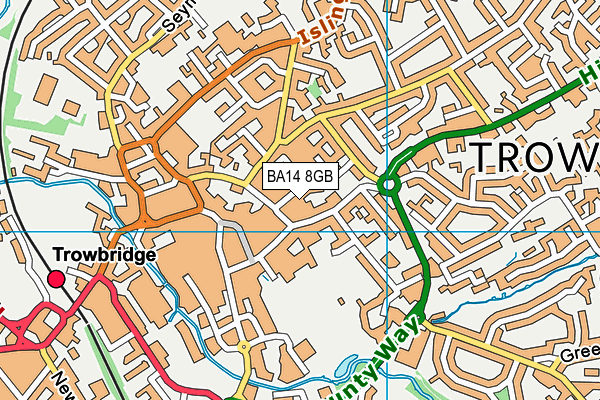 BA14 8GB map - OS VectorMap District (Ordnance Survey) BA14 8GB map - OS VectorMap District (Ordnance Survey)