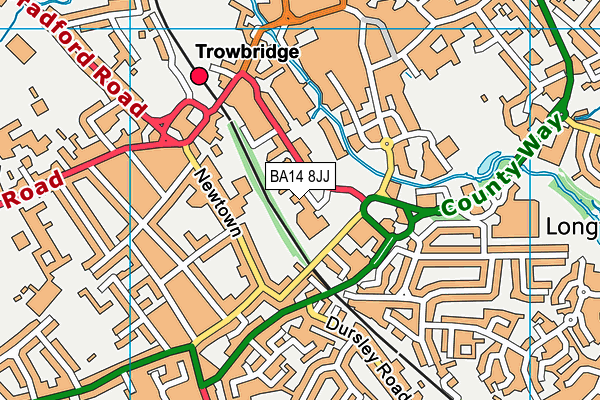 BA14 8JJ map - OS VectorMap District (Ordnance Survey) BA14 8JJ map - OS VectorMap District (Ordnance Survey)