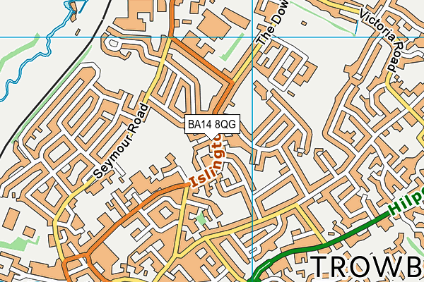 BA14 8QG map - OS VectorMap District (Ordnance Survey) BA14 8QG map - OS VectorMap District (Ordnance Survey)