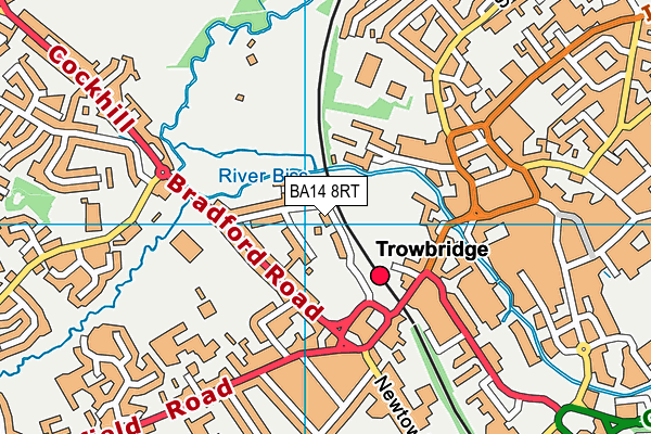 BA14 8RT map - OS VectorMap District (Ordnance Survey) BA14 8RT map - OS VectorMap District (Ordnance Survey)
