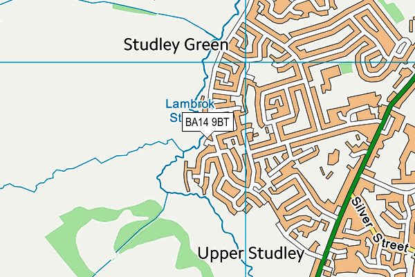 BA14 9BT map - OS VectorMap District (Ordnance Survey) BA14 9BT map - OS VectorMap District (Ordnance Survey)