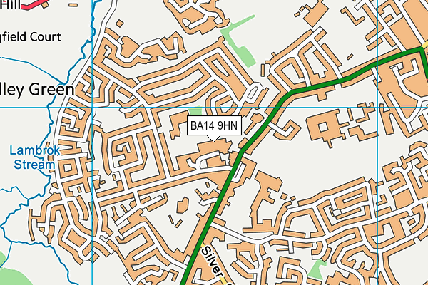 BA14 9HN map - OS VectorMap District (Ordnance Survey) BA14 9HN map - OS VectorMap District (Ordnance Survey)