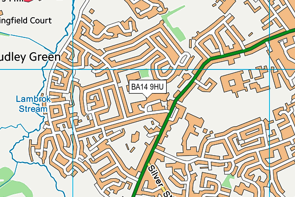 BA14 9HU map - OS VectorMap District (Ordnance Survey) BA14 9HU map - OS VectorMap District (Ordnance Survey)