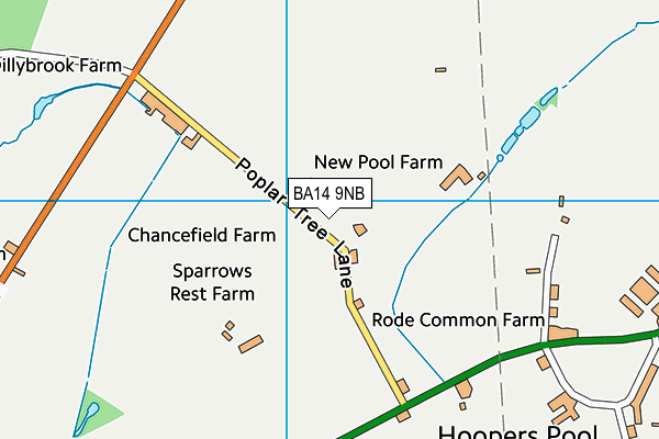 BA14 9NB map - OS VectorMap District (Ordnance Survey) BA14 9NB map - OS VectorMap District (Ordnance Survey)
