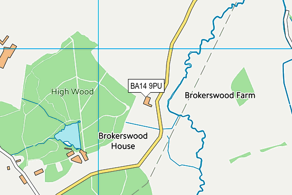 BA14 9PU map - OS VectorMap District (Ordnance Survey) BA14 9PU map - OS VectorMap District (Ordnance Survey)