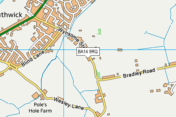 BA14 9RQ map - OS VectorMap District (Ordnance Survey) BA14 9RQ map - OS VectorMap District (Ordnance Survey)