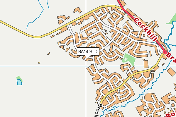 BA14 9TD map - OS VectorMap District (Ordnance Survey) BA14 9TD map - OS VectorMap District (Ordnance Survey)
