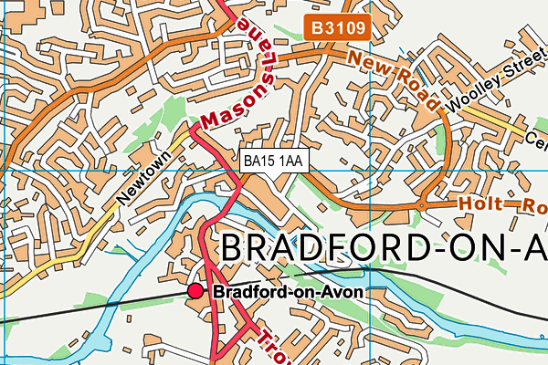 BA15 1AA map - OS VectorMap District (Ordnance Survey) BA15 1AA map - OS VectorMap District (Ordnance Survey)