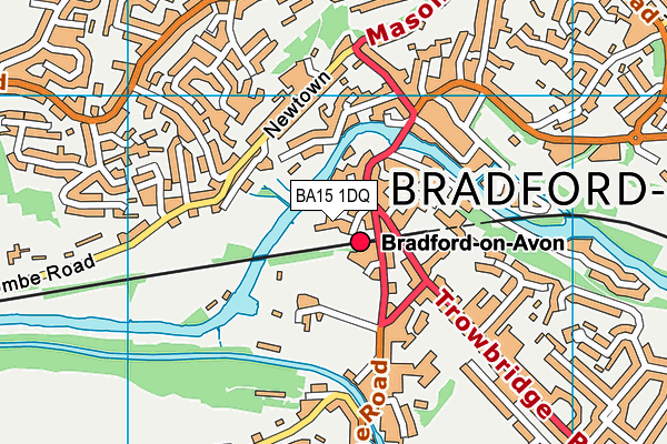 BA15 1DQ map - OS VectorMap District (Ordnance Survey) BA15 1DQ map - OS VectorMap District (Ordnance Survey)