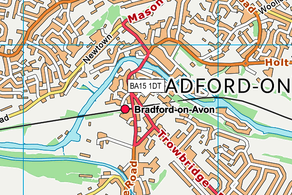 BA15 1DT map - OS VectorMap District (Ordnance Survey) BA15 1DT map - OS VectorMap District (Ordnance Survey)