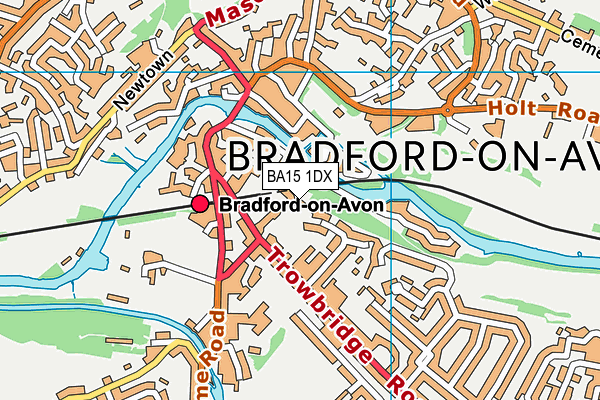 BA15 1DX map - OS VectorMap District (Ordnance Survey) BA15 1DX map - OS VectorMap District (Ordnance Survey)