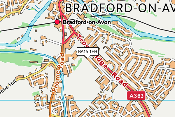 BA15 1EH map - OS VectorMap District (Ordnance Survey) BA15 1EH map - OS VectorMap District (Ordnance Survey)
