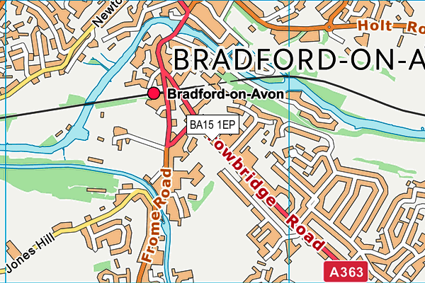 BA15 1EP map - OS VectorMap District (Ordnance Survey) BA15 1EP map - OS VectorMap District (Ordnance Survey)