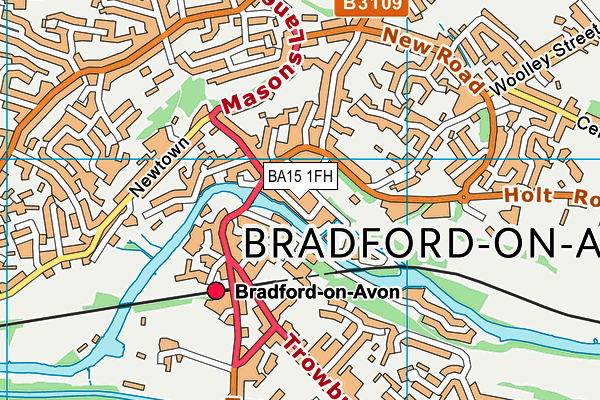 BA15 1FH map - OS VectorMap District (Ordnance Survey) BA15 1FH map - OS VectorMap District (Ordnance Survey)