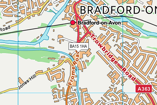 BA15 1HA map - OS VectorMap District (Ordnance Survey) BA15 1HA map - OS VectorMap District (Ordnance Survey)