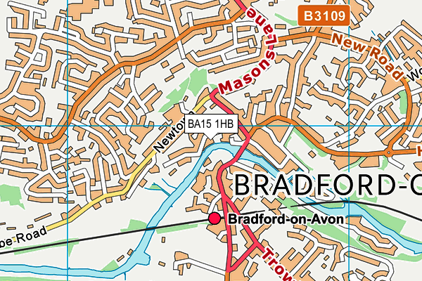 BA15 1HB map - OS VectorMap District (Ordnance Survey) BA15 1HB map - OS VectorMap District (Ordnance Survey)