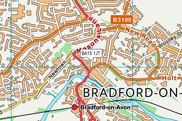 BA15 1JT map - OS VectorMap District (Ordnance Survey) BA15 1JT map - OS VectorMap District (Ordnance Survey)