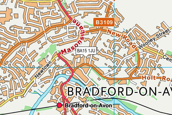 BA15 1JU map - OS VectorMap District (Ordnance Survey) BA15 1JU map - OS VectorMap District (Ordnance Survey)