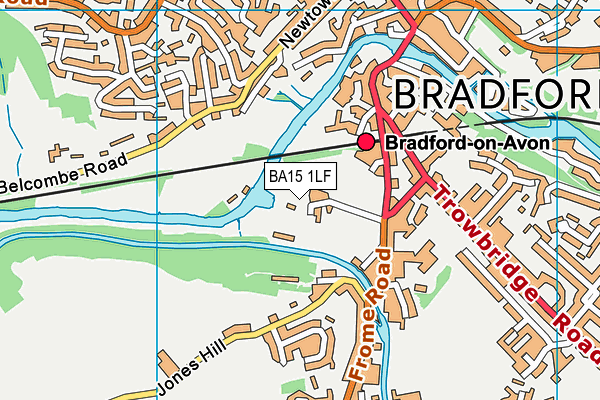 BA15 1LF map - OS VectorMap District (Ordnance Survey) BA15 1LF map - OS VectorMap District (Ordnance Survey)