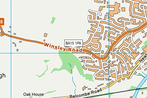 BA15 1PA map - OS VectorMap District (Ordnance Survey) BA15 1PA map - OS VectorMap District (Ordnance Survey)