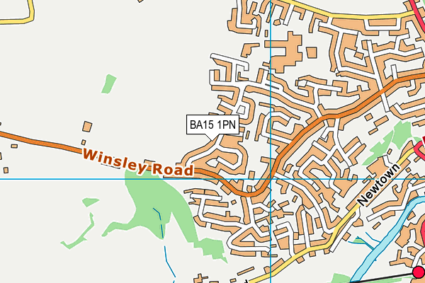 BA15 1PN map - OS VectorMap District (Ordnance Survey) BA15 1PN map - OS VectorMap District (Ordnance Survey)
