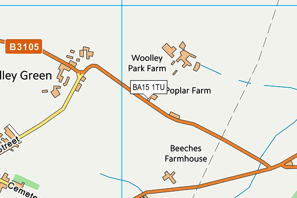 BA15 1TU map - OS VectorMap District (Ordnance Survey) BA15 1TU map - OS VectorMap District (Ordnance Survey)