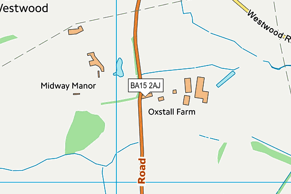 BA15 2AJ map - OS VectorMap District (Ordnance Survey) BA15 2AJ map - OS VectorMap District (Ordnance Survey)