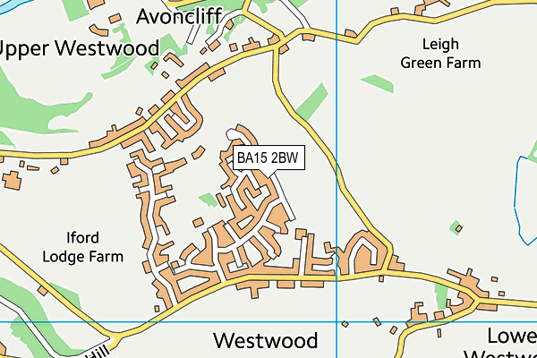 BA15 2BW map - OS VectorMap District (Ordnance Survey) BA15 2BW map - OS VectorMap District (Ordnance Survey)