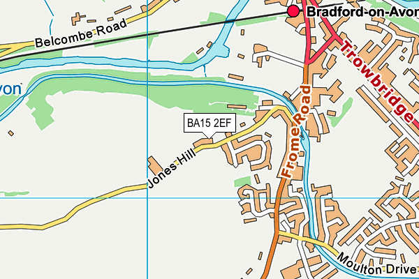 BA15 2EF map - OS VectorMap District (Ordnance Survey) BA15 2EF map - OS VectorMap District (Ordnance Survey)