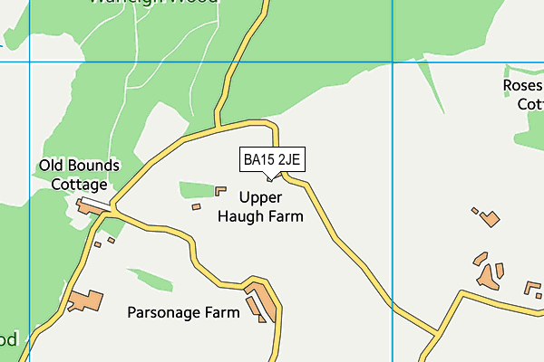 BA15 2JE map - OS VectorMap District (Ordnance Survey) BA15 2JE map - OS VectorMap District (Ordnance Survey)