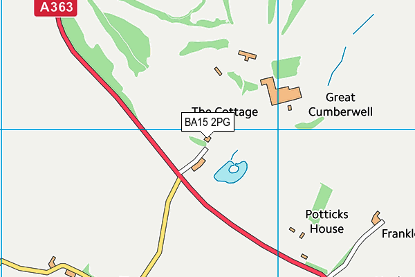 BA15 2PG map - OS VectorMap District (Ordnance Survey) BA15 2PG map - OS VectorMap District (Ordnance Survey)