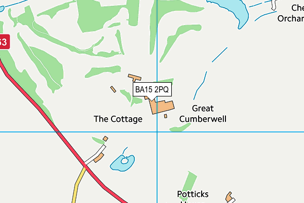 BA15 2PQ map - OS VectorMap District (Ordnance Survey) BA15 2PQ map - OS VectorMap District (Ordnance Survey)