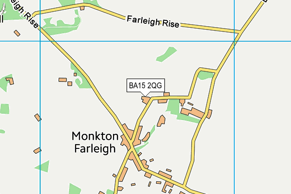 BA15 2QG map - OS VectorMap District (Ordnance Survey) BA15 2QG map - OS VectorMap District (Ordnance Survey)